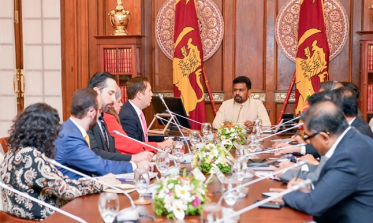 අමෙරිකාවේ විශේෂ නියෝජිතවරයා ජනපති හමුවෙයි